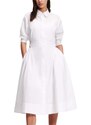 KARL LAGERFELD Φορεμα Shirt Dress 241W1300 100 white