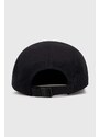 Βαμβακερό καπέλο του μπέιζμπολ Norse Projects Twill 5 Panel Cap χρώμα: μαύρο, N80.0126.9999