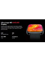 ZEBLAZE smartwatch GTS 3 Plus, heart rate, 2.15" AMOLED, IP68, μαύρο