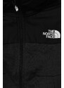 Παιδική μπλούζα The North Face MOUNTAIN ATHLETICS FULL ZIP HOODIE χρώμα: μαύρο, με κουκούλα