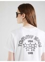 Tommy Jeans Μπλουζάκι 'RETRO SPORT 2' μαύρο / λευκό
