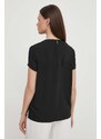 Μπλουζάκι Calvin Klein χρώμα: μαύρο