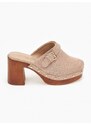 issue Suede mules με χοντρό τακούνι - Πούρο - 049011