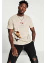 UnitedKind Champion Mindset Teddy, T-Shirt σε εκρού χρώμα