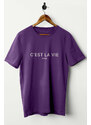 UnitedKind C Est La Vie, T-Shirt σε μωβ χρώμα