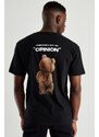 UnitedKind Teddys Opinion, T-Shirt σε μαύρο χρώμα
