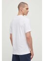 Βαμβακερό μπλουζάκι On-running ανδρικά, χρώμα: άσπρο