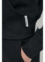 Φούτερ προπόνησης Calvin Klein Performance χρώμα: μαύρο, με κουκούλα