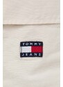 Φούστα και φόρεμα Tommy Jeans χρώμα: μπεζ