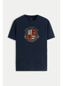 UnitedKind Tennis Society Club, T-Shirt σε μπλε χρώμα