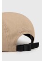 Βαμβακερό καπέλο του μπέιζμπολ Norse Projects Twill 5 Panel Cap χρώμα: μπεζ, N80.0126.0966