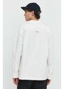 Τζιν πουκάμισο Tommy Jeans ανδρικό, χρώμα: άσπρο, DM0DM18331