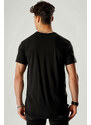 UnitedKind Italian Stripe, T-Shirt σε μαύρο χρώμα