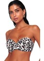 Γυναικείο Μαγιό Bluepoint Bikini Top “Leopard Queen” Strapless Cup C