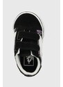 Παιδικά πάνινα παπούτσια Vans χρώμα: μαύρο