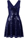 HotSquash Φόρεμα κοκτέιλ μπλε μαρέν