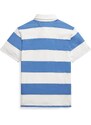 Polo Ralph Lauren Μπλουζάκι 'RUGBY' μπλε ντένιμ / λευκό
