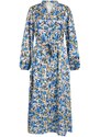 Celestino Floral σεμιζιέ φόρεμα μπλε για Γυναίκα