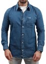 Rebase - 241-RDS-588 - Denim Shirt - Denim Blue - Slim Fit - πουκάμισο