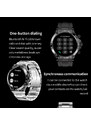 Smartwatch Microwear X12 - Black Steel