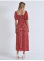 Celestino Φόρεμα με δέσιμο κοκκινο για Γυναίκα