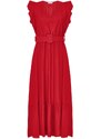 Celestino Αμάνικο φόρεμα με αποσπώμενη ζώνη κοκκινο για Γυναίκα