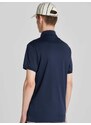 Gant Polo μπλούζα slim fit μπλε σκούρο βαμβακερό