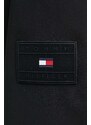 Μπουφάν Tommy Hilfiger χρώμα: μαύρο, MW0MW34470