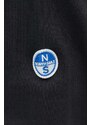 Βαμβακερή μπλούζα North Sails χρώμα: μαύρο, 691226