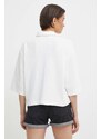 Βαμβακερό πουκάμισο Calvin Klein Jeans χρώμα: άσπρο, J20J223360