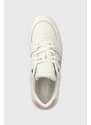 Δερμάτινα αθλητικά παπούτσια Tommy Hilfiger FLAG BASKET χρώμα: άσπρο, FW0FW08081