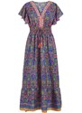 Celestino Φόρεμα με λεπτομέρειες απο καθρέφτες μπλε για Γυναίκα