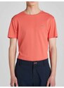 Gant T-shirt πικέ slim fit πορτοκαλί βαμβακερό