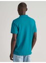 Gant Polo μπλούζα κανονική γραμμή ocean turquoise βαμβακερό