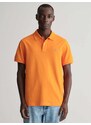 Gant Polo μπλούζα κανονική γραμμή πορτοκαλί βαμβακερό