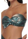Γυναικείο Μαγιό Bluepoint Bikini Top “Botanical D-Tox” Strapless Cup D