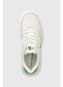 Δερμάτινα αθλητικά παπούτσια Calvin Klein Jeans CHUNKY CUPSOLE χρώμα: άσπρο, YW0YW01410