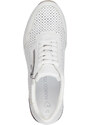 Marco Tozzi White Ανατομικά Δερμάτινα Sneakers Λευκά (2-23501-42 100)