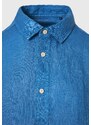 FUNKY BUDDHA Garment dyed λινό πουκάμισο - The essentials