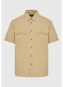 FUNKY BUDDHA Overshirt lyocell blend πουκάμισο με τσέπες