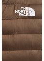 Αθλητικό μπουφάν The North Face Huila χρώμα: καφέ, NF0A85A3HCF1