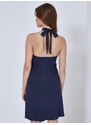 Celestino Φόρεμα με halter λαιμόκοψη σκουρο μπλε για Γυναίκα