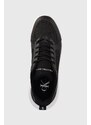 Αθλητικά Calvin Klein Jeans EVA RUNNER LOWLACEUP MIX IN MR χρώμα: μαύρο, YM0YM00906
