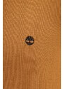Βαμβακερό πουλόβερ Timberland χρώμα: καφέ, TB0A2BMMP471