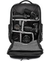 Δερμάτινο Σακίδιο πλάτης Επαγγελματικό κάμερας 17L Laptop 15,6” Bange 6626 μαύρο