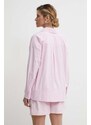 Βαμβακερή μπλούζα Résumé VictoriaRS Shirt γυναικεία, χρώμα: ροζ, 19610951