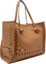 GIANNI CHIARINI Δερμάτινη τσάντα shopper + τσαντάκι