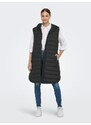 Only Μακρύ αμάνικο puffer μπουφάν Μαύρο