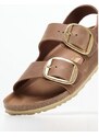 Γυναικεία Flats Milano.Hex Ταμπά Δέρμα Λαδερό Birkenstock