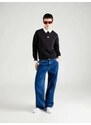 Tommy Jeans Μπλούζα φούτερ ναυτικό μπλε / κόκκινο / μαύρο / λευκό